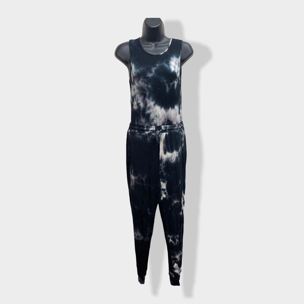 ANTISTAR Sleeveless Black Tie‎ Dye Jumpsuit